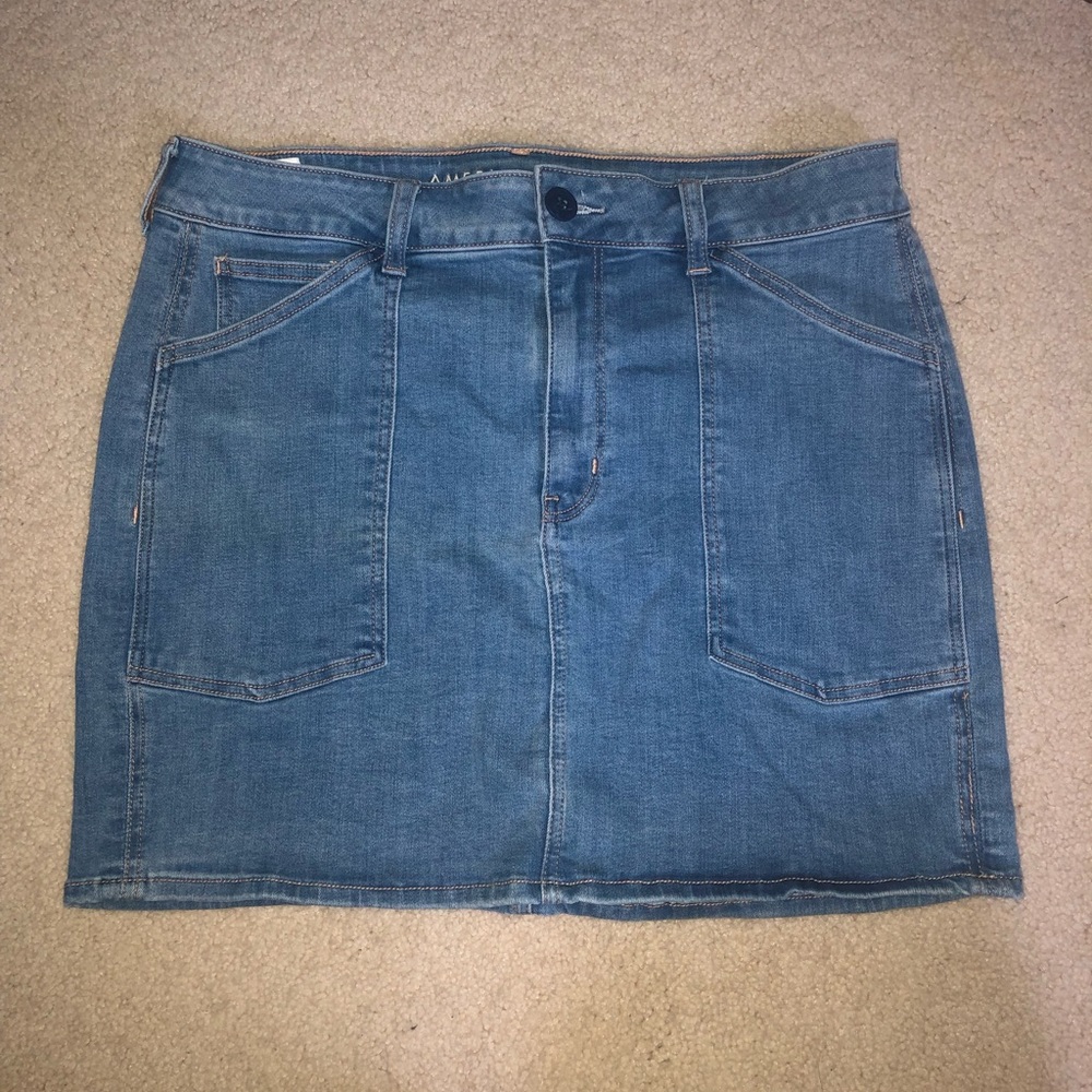 AE - denim skirt!